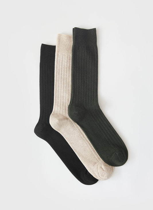 Recycled 3 Pack Socks Socks Neem Global 