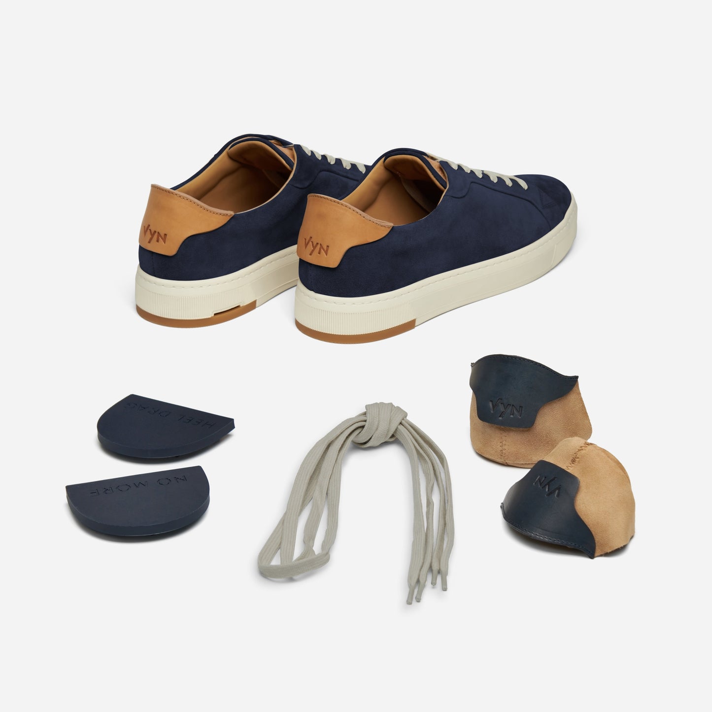 The VYN Cassia - Navy Suede