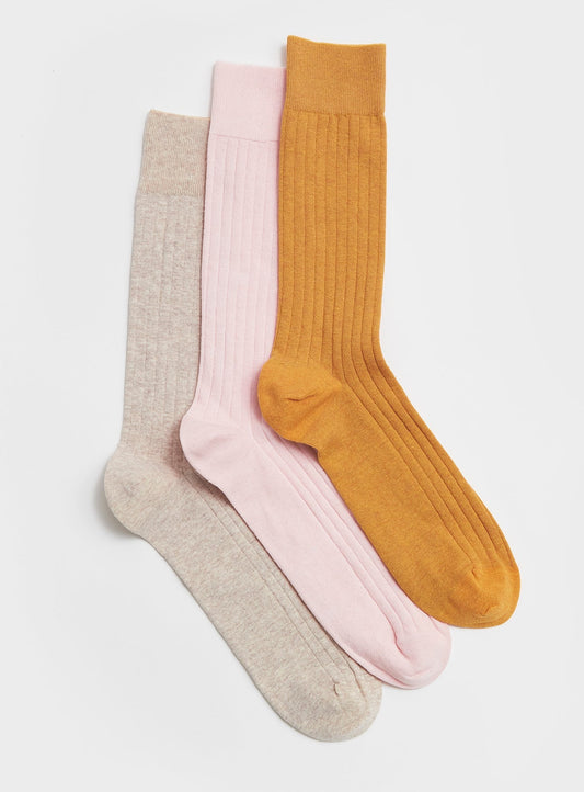 Optimistic Recycled 3 Multi Pack sock Socks & Scarfs Neem Global 
