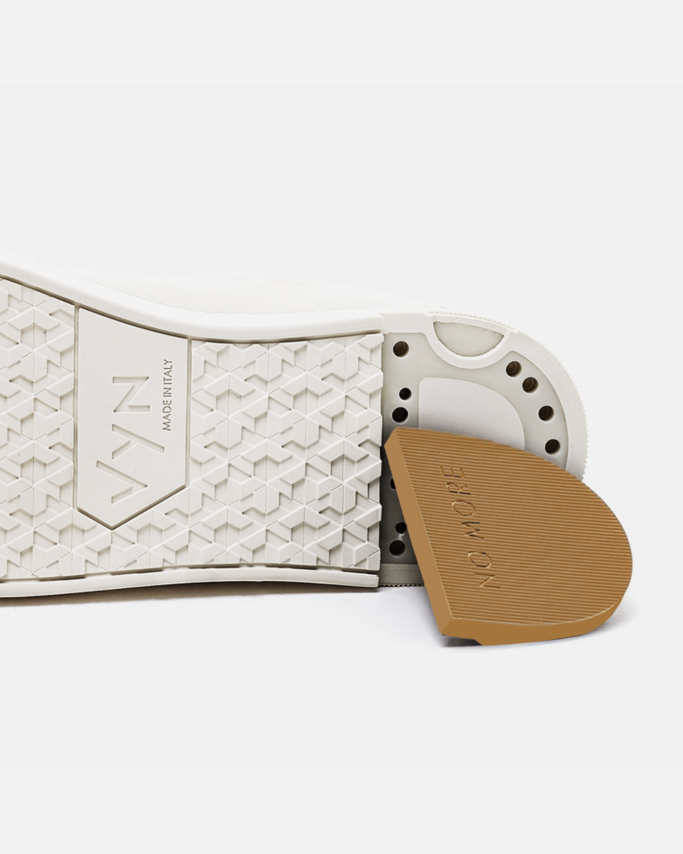 Men's Long-Luxe Off-White Sneaker