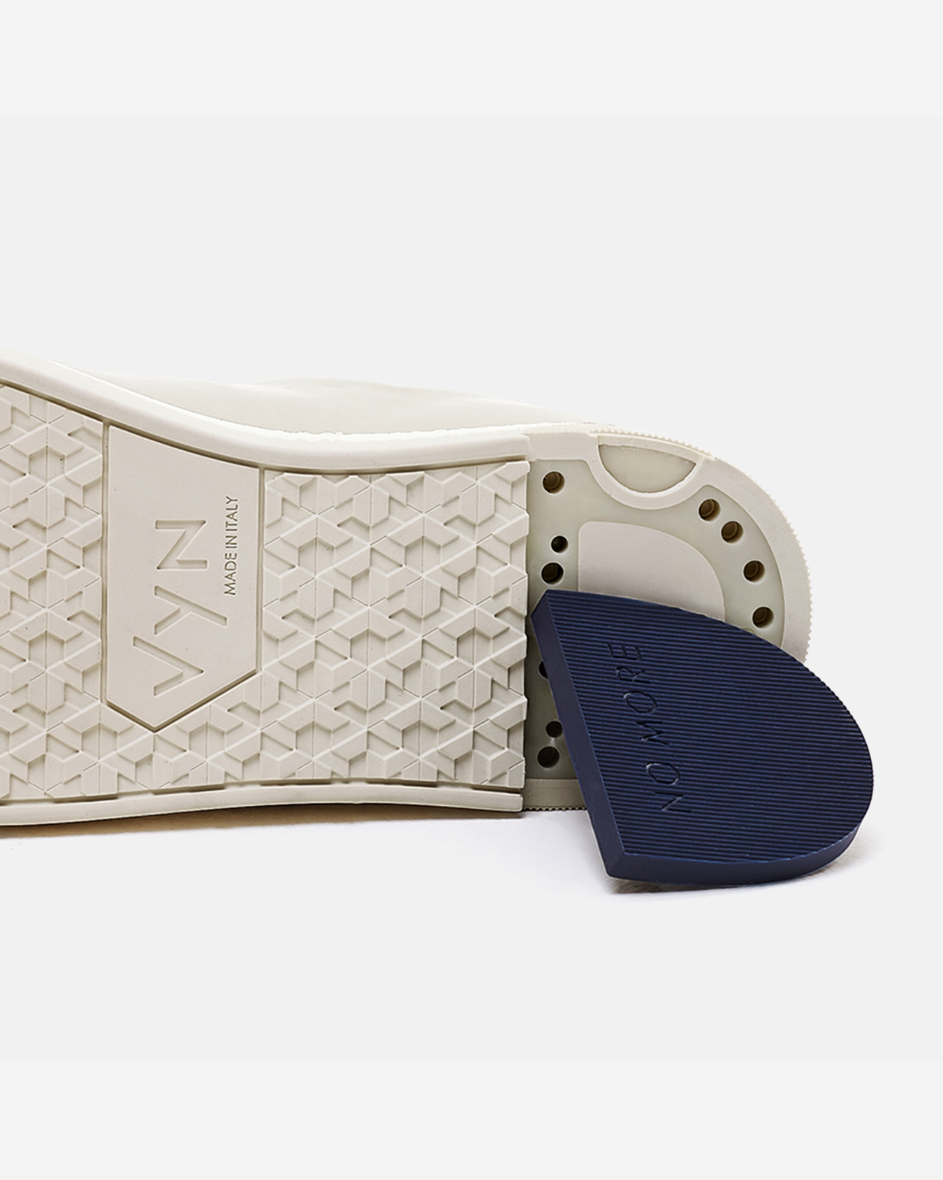 Men's Long-Luxe Off-White Sneaker