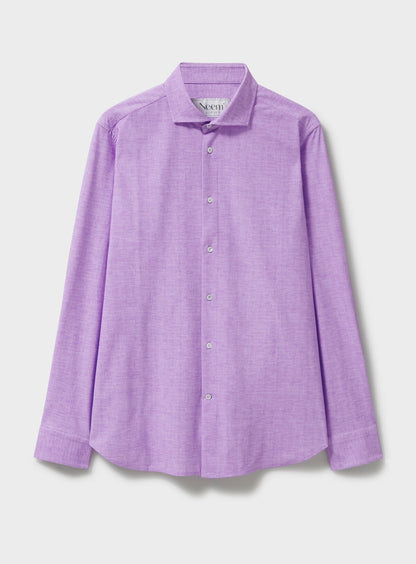 Comfort Shirt Performante Lilac Cut Away Shirt Comfort Shirts Neem London 