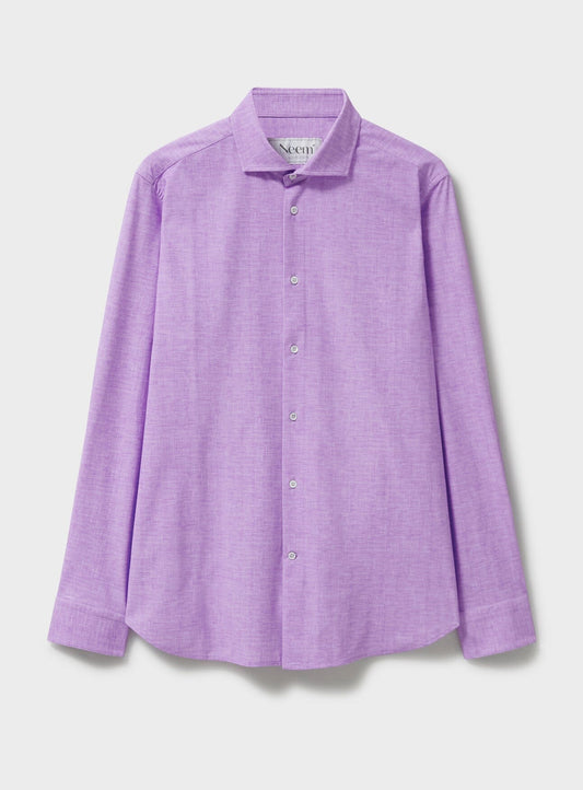 Comfort Shirt Performante Lilac Cut Away Shirt Comfort Shirts Neem London 
