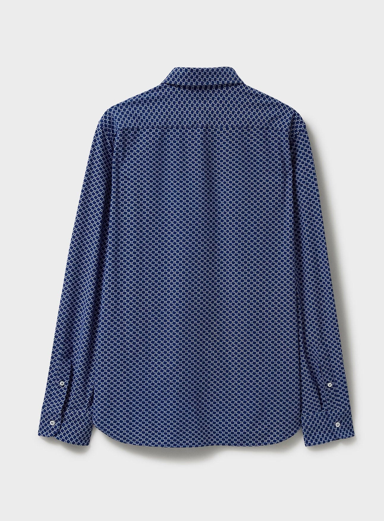 Comfort Shirt Navy Square Cut Away Shirt Comfort Shirts Neem London 