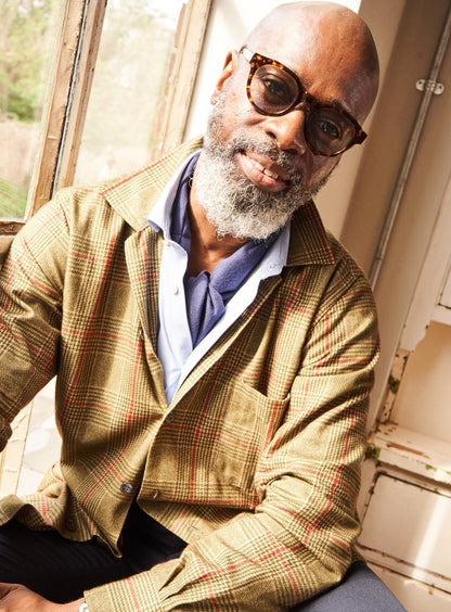 Recycled Flannel British Green Check Shirt Jacket Over-Shirts Neem London 