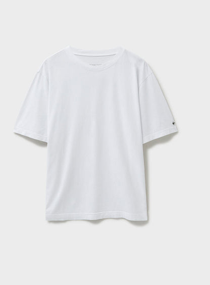 sustainable menswear 100% organic cotton white tshirt 