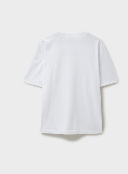sustainable menswear 100% organic cotton white tshirt 