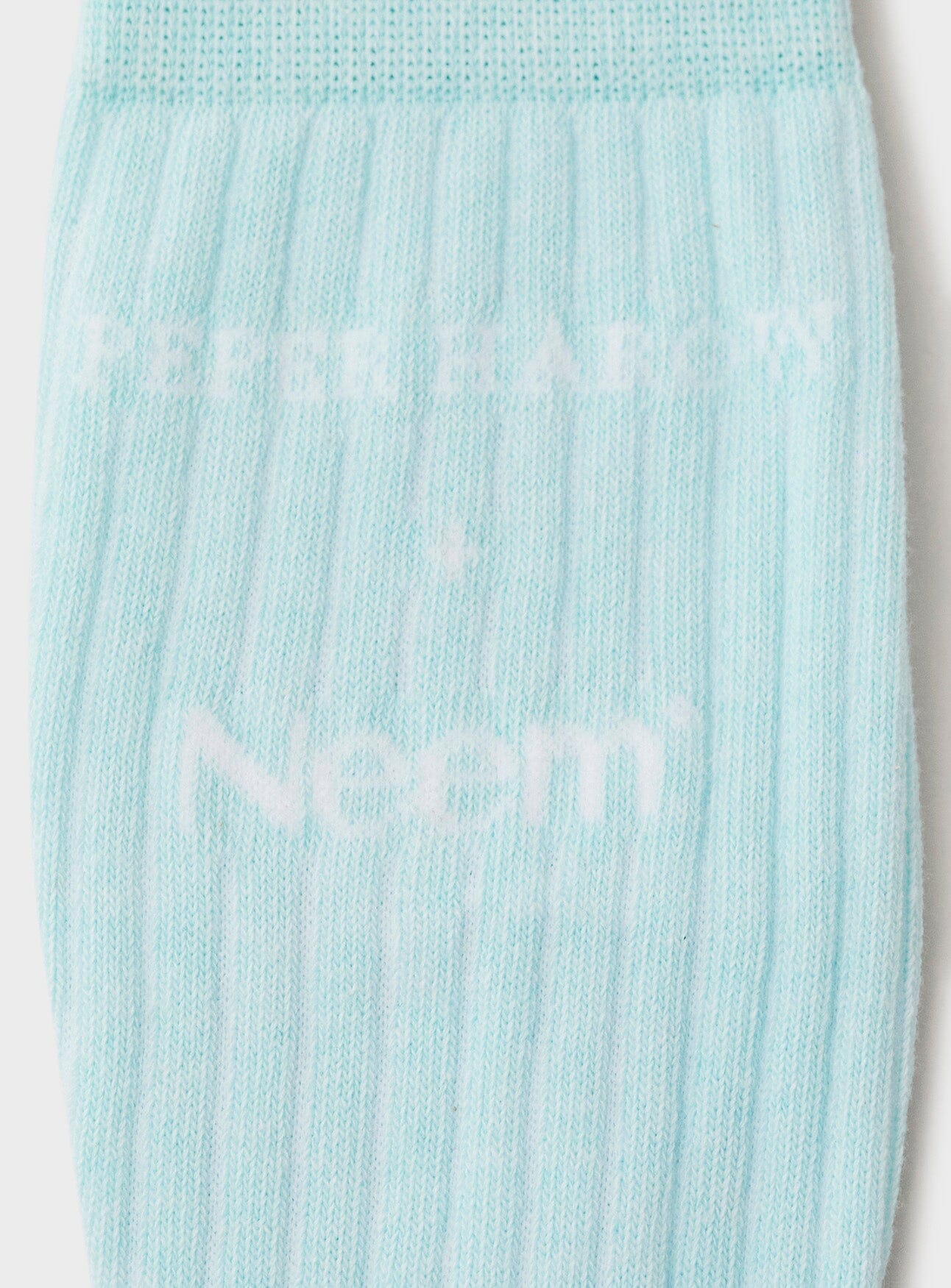 Recycled British Ribbed Cotton Sky Men's Socks Accessories Neem London 