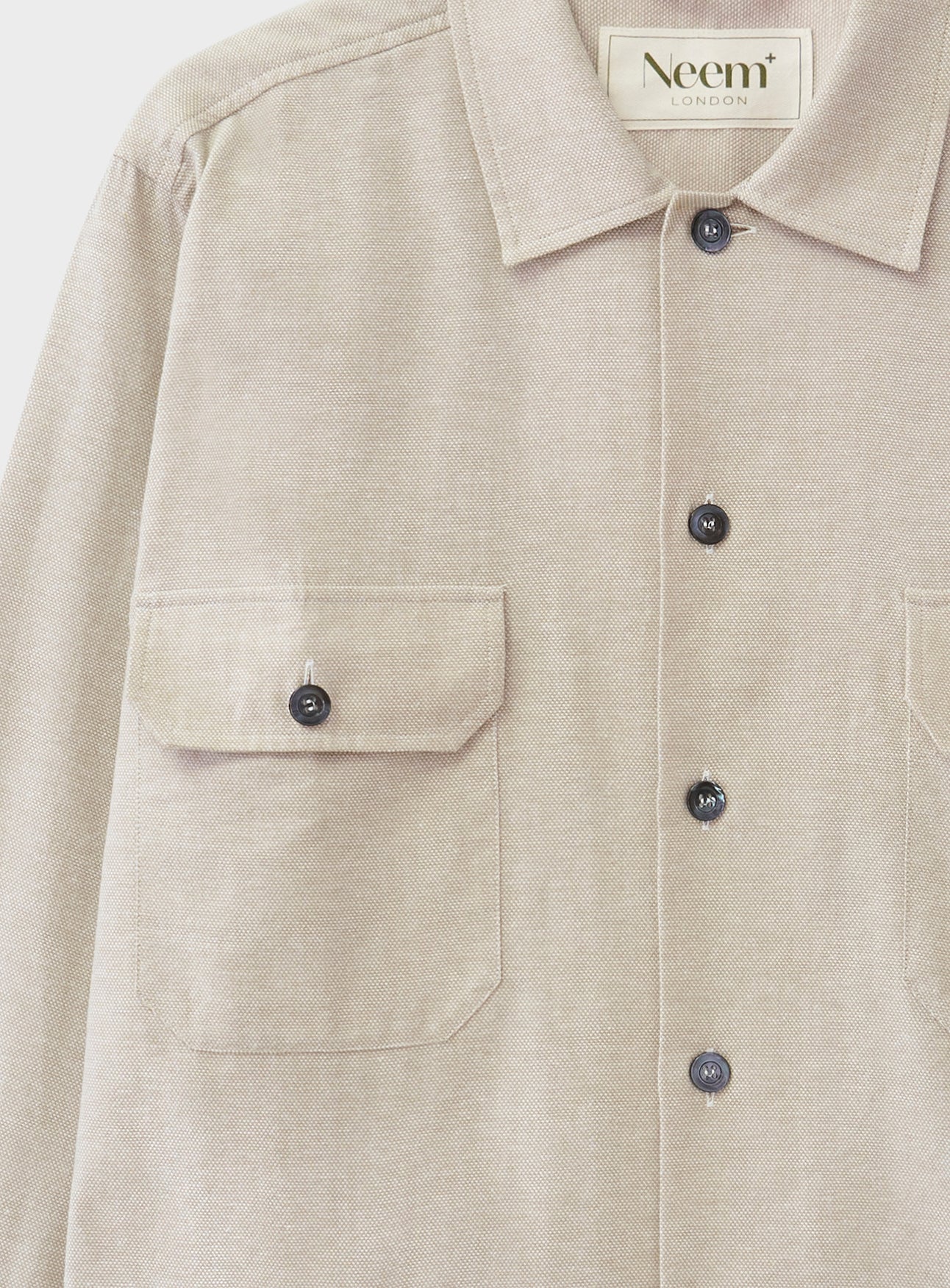 Recycled Italian Flannel Oatmeal Piccadilly