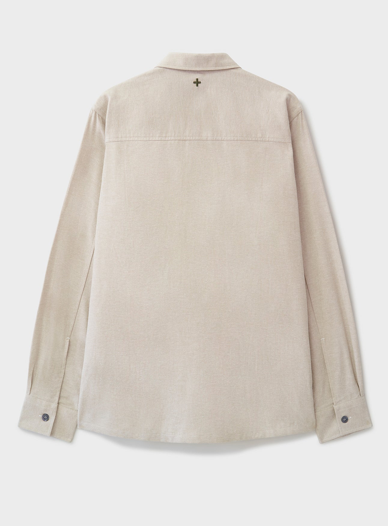 Recycled Italian Flannel Oatmeal Piccadilly