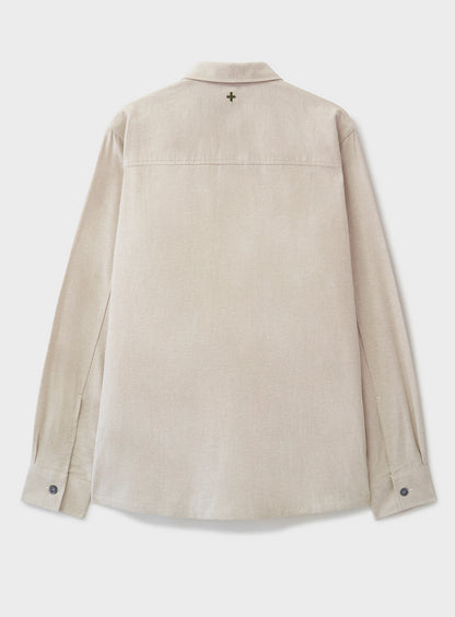 Recycled Italian Flannel Oatmeal Piccadilly