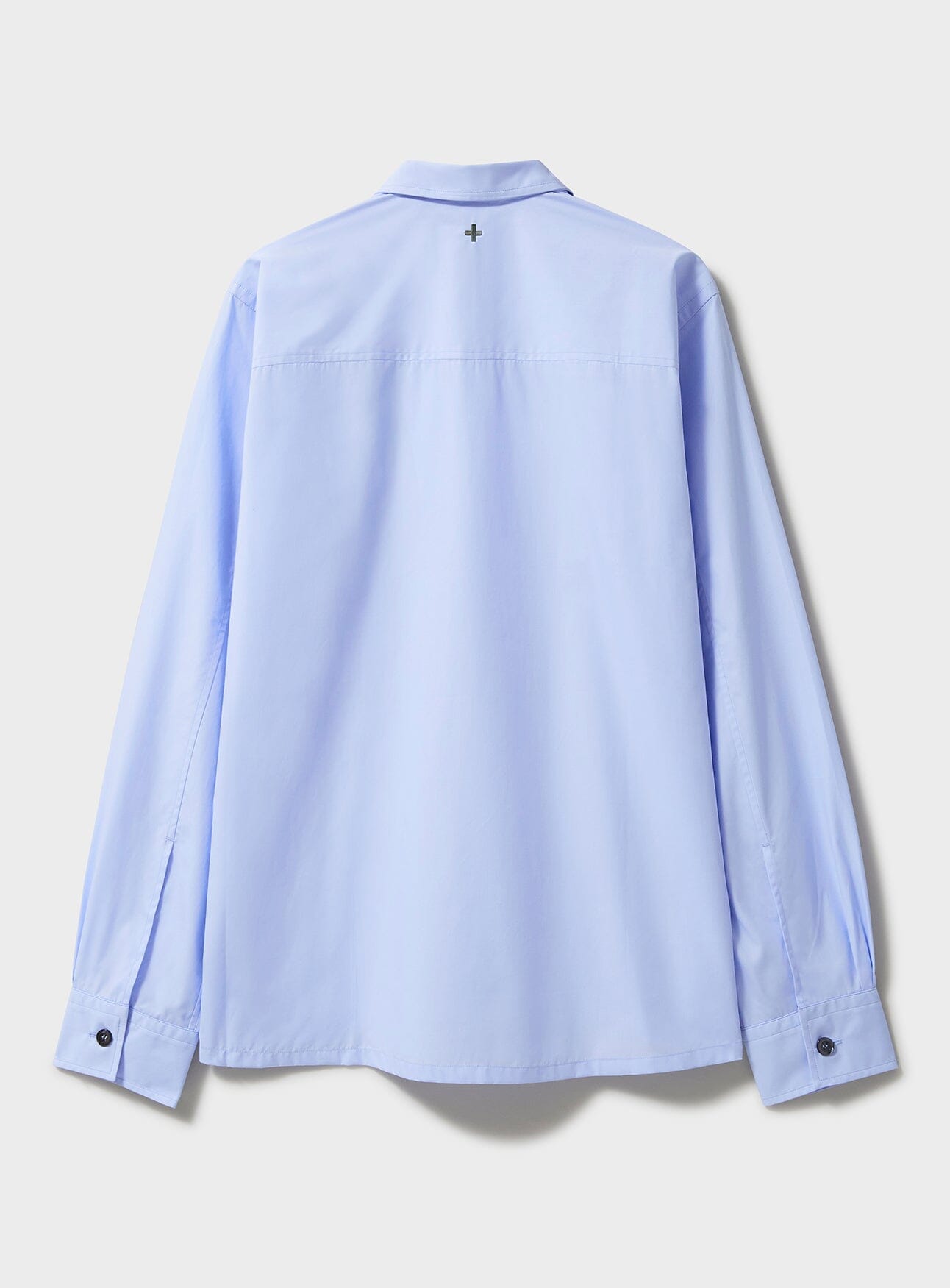Regenerative Cotton Poplin Sky Spittalfields Over-Shirts Neem London 