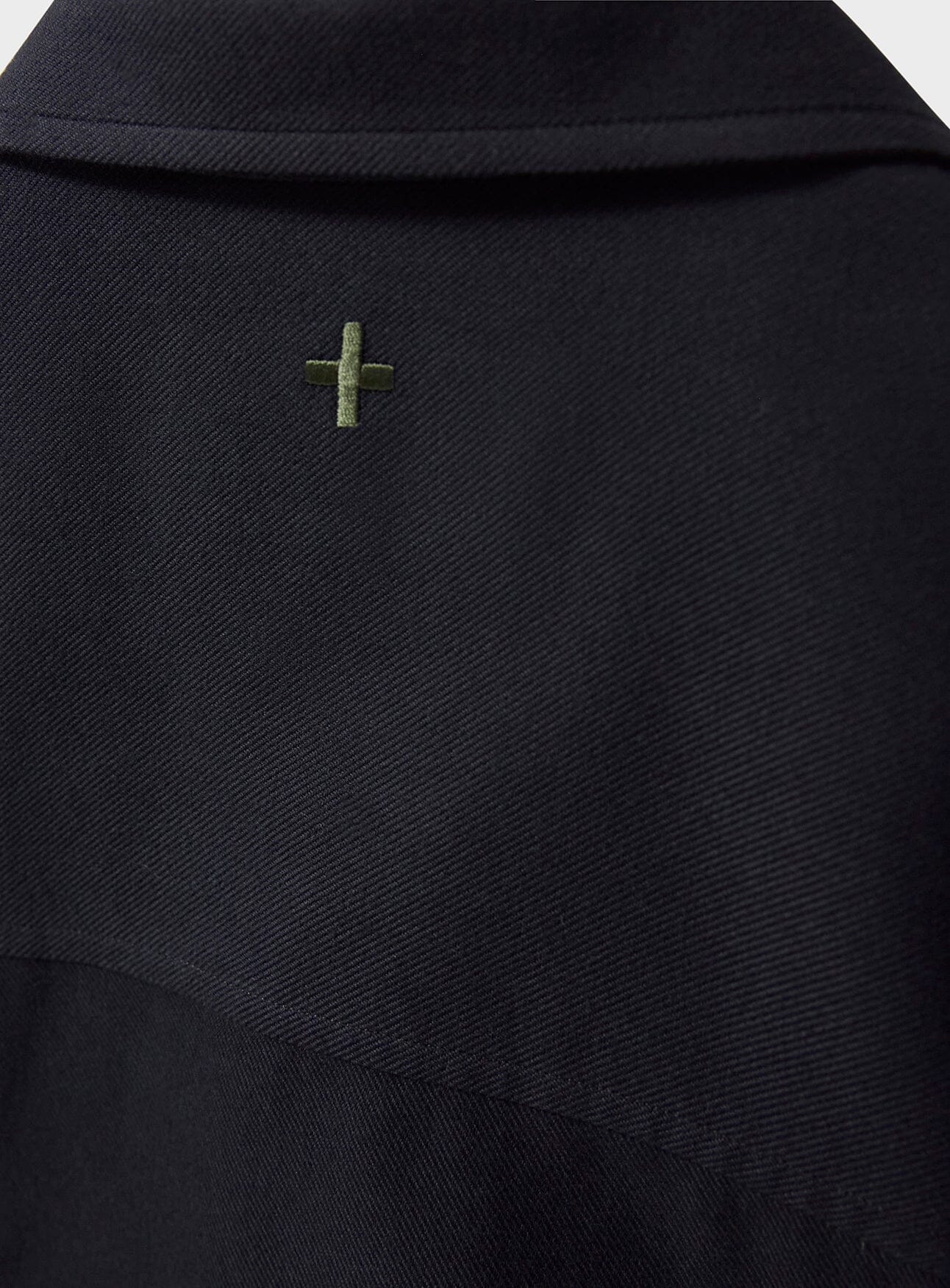 Regenerative Cotton Flannel Black Spitalfields Overshirt Spitalfields Overshirt Neem London 