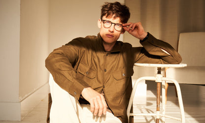 Regenerative Cotton Flannel Dorset Moss Piccadilly Overshirt Over-Shirts Neem London 