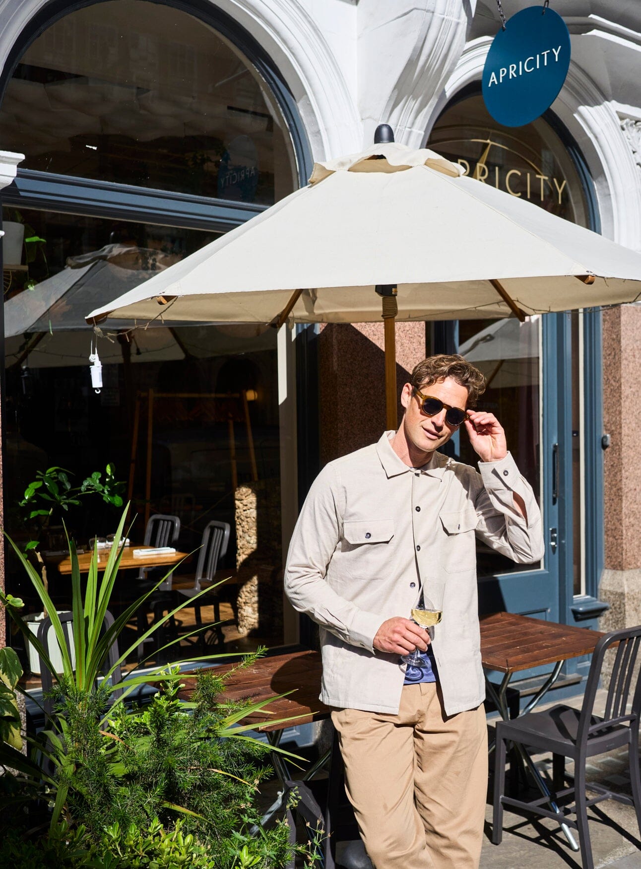 Recycled Italian Flannel Oatmeal Piccadilly Piccadilly Overshirt Neem London 