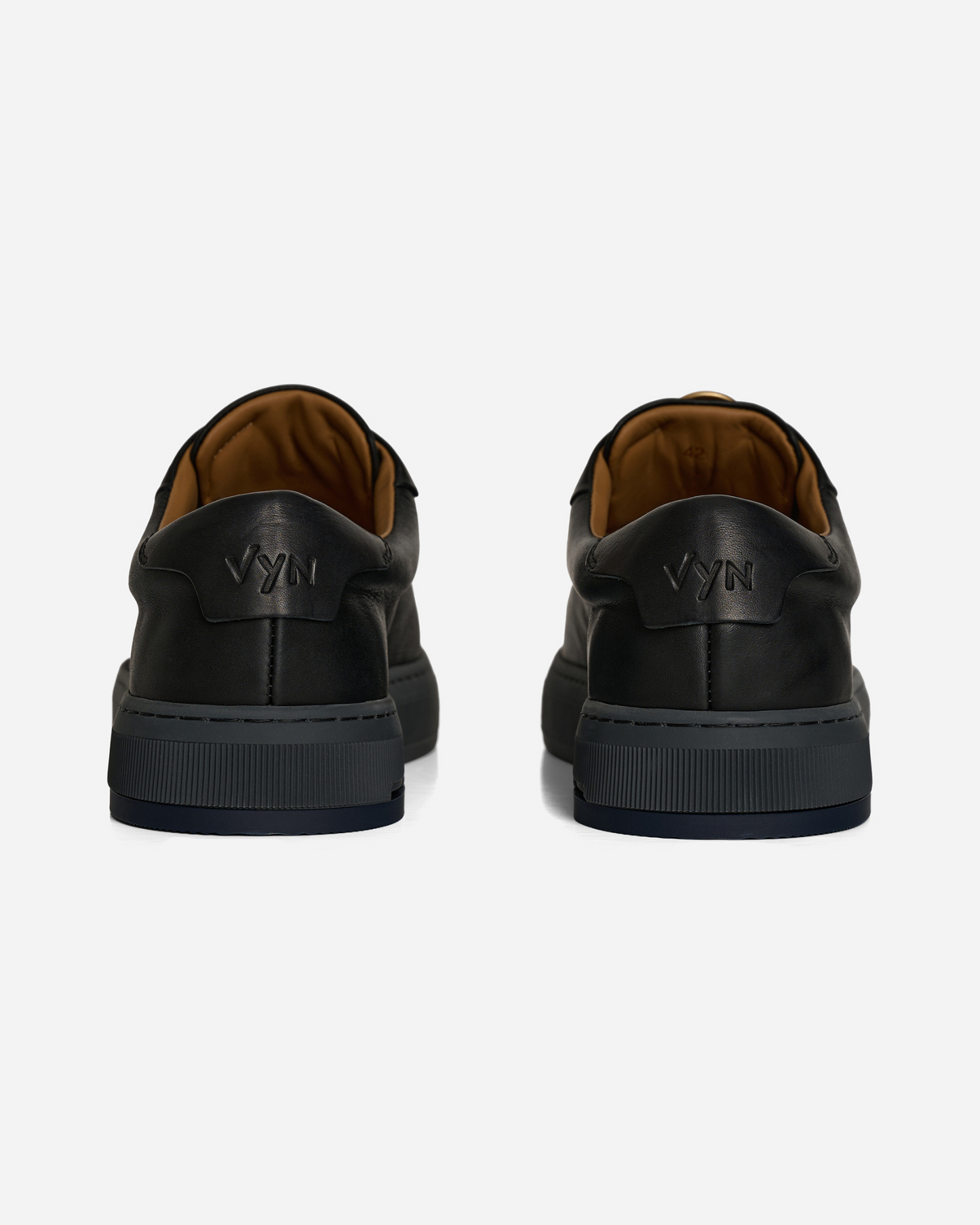 Men's Long-Luxe Black Sneaker