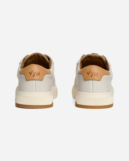 Men's Long-Luxe Off-White Sneaker