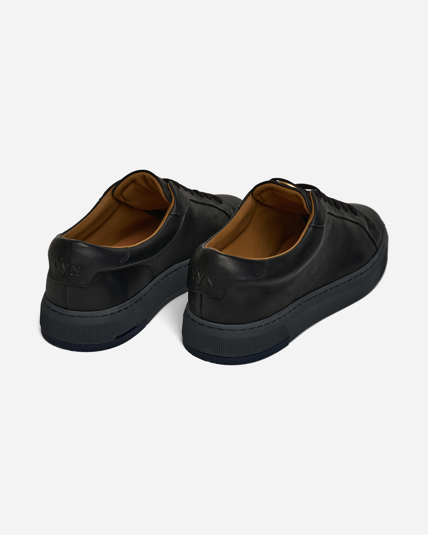 Men's Long-Luxe Black Sneaker