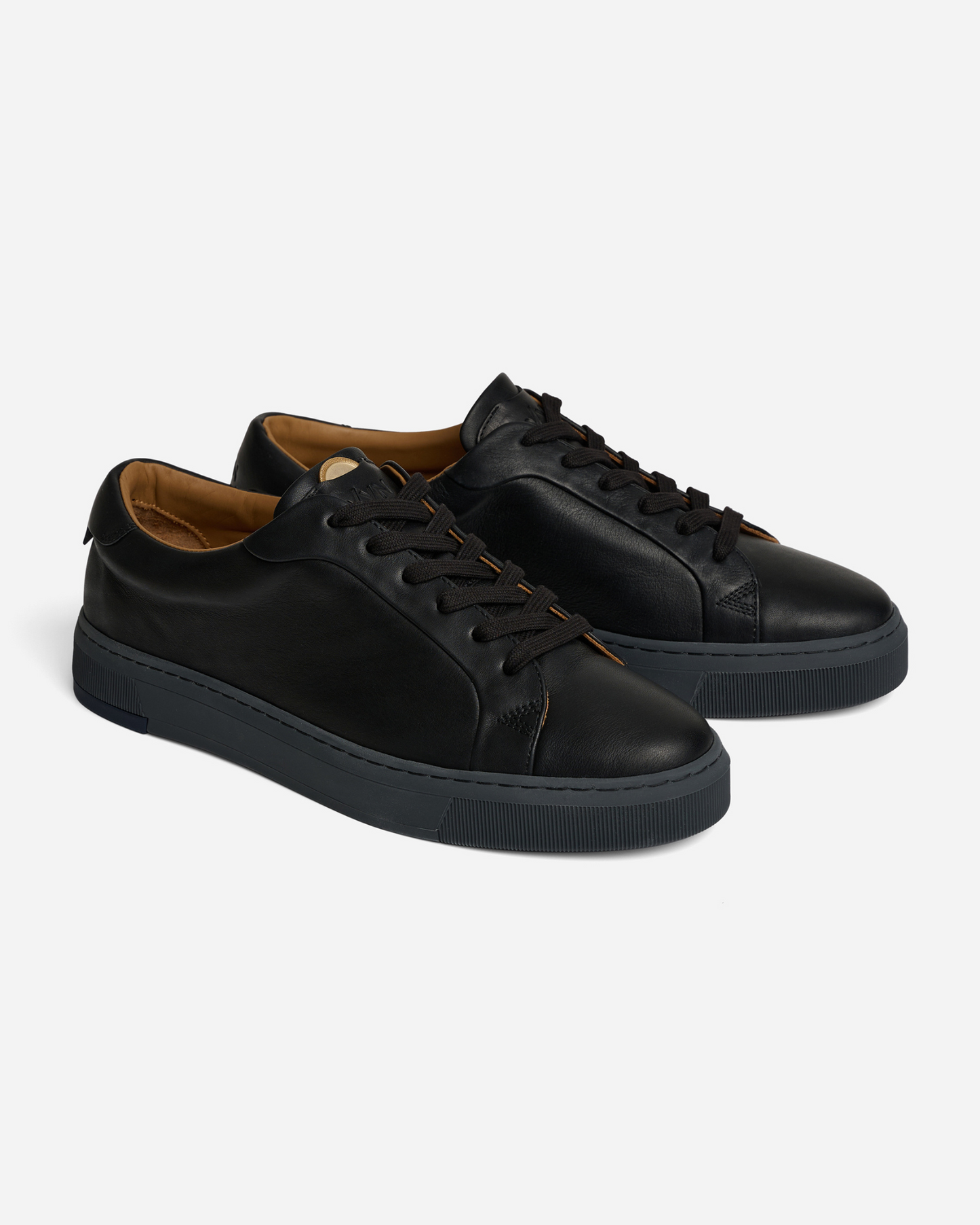 Men's Long-Luxe Black Sneaker