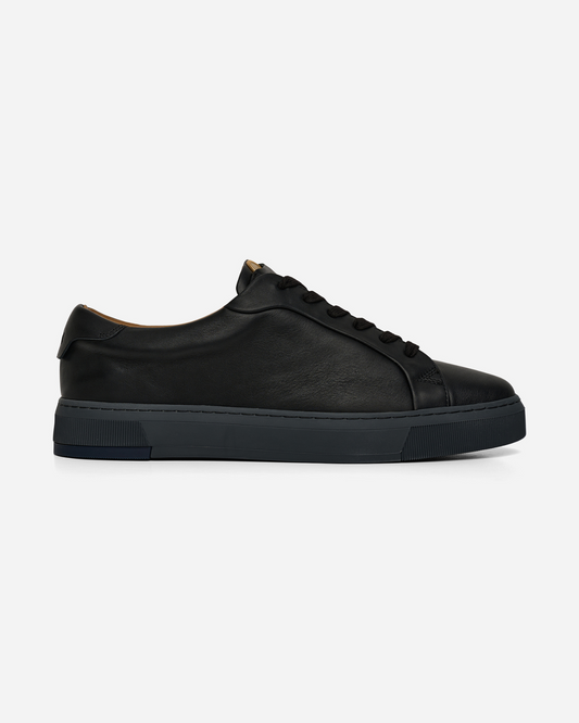 Men's Long-Luxe Black Sneaker