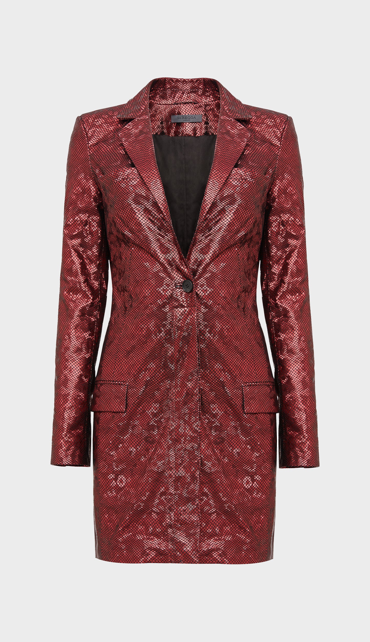The Aveline Blazer Dress - Rouge Edition